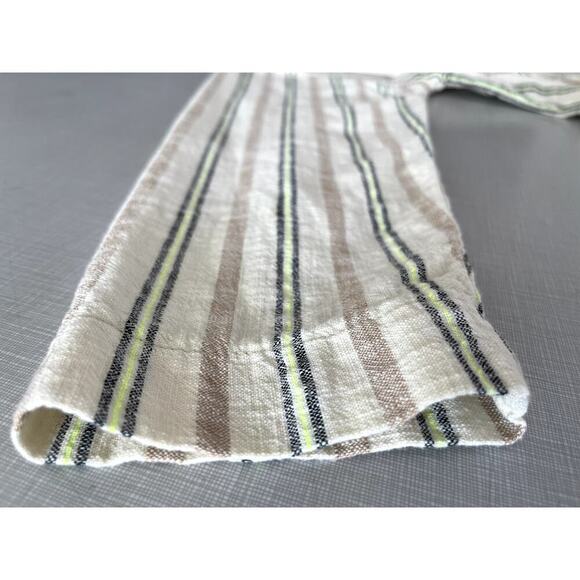 Maeve Anthropologie Sz XS Danielle Blazer Cotton Oversized Casual Boho Classic - Picture 9 of 13